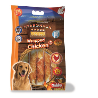 Nobby StarSnack Wrapped Chicken Дієтичні ласощі для догляду за зубами собак Курячі трубочки