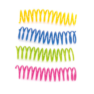 Imac ToyBox Plastic Spring Spiral Іграшка для котів Кольорові Пружинки
