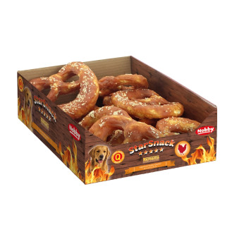 Nobby StarSnack BBQ Chicken Pretzel Натуральні ласощі для собак Жувальний Курячий Крендель