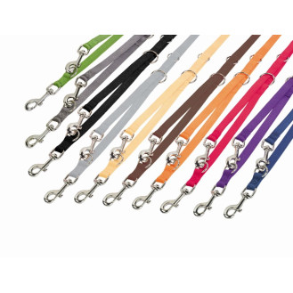 Nobby Classic 3 in 1 Leash Нейлоновий міцний повідець-перестібка з класичним карабіном для собак