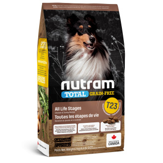 Nutram T23 Total Grain-Free Adult Dog Chicken & Turkey Беззерновий сухий корм з куркою та індичкою для собак