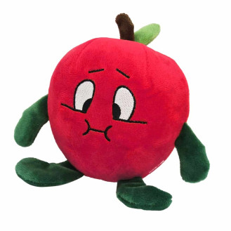 Nobby Plush Apple М'яка іграшка для маленьких собак Плюшеве Яблуко з пищалкою