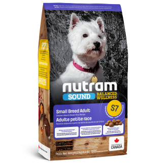 Nutram S7 Sound Balanced Wellness Small Breed Chicken & Rice Сухий корм з куркою та коричневим рисом для собак маленьких порід