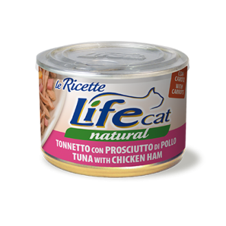 Life Cat Natural Tuna & Chicken Ham Консерва для котов Тунец с Куриной Ветчиной