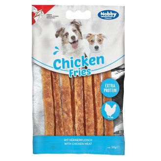Nobby StarSnack Classic Extra Protein Chicken Fries Протеїнові ласощі для собак Смужки Курячого Філе