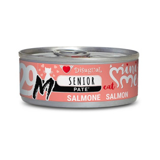 Disugual Mini Me MonoProtein Senior 96% Salmon Монопротеиновый консервированный беззерновой корм для пожилых котов Паштет из Лосося