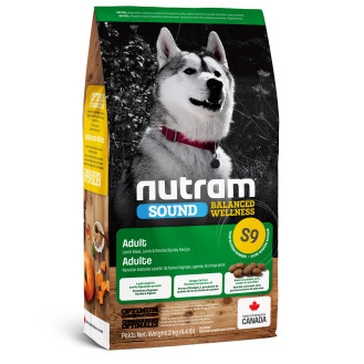 Nutram S9 Sound Balanced Wellness Adult Dog Lamb & Pearled Barley Сухой корм с ягненком и шлифованным ячменем для собак