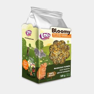 LoLo Pets Bloomy Small Animals Marigold Flower Ласощі для гризунів та кроликів Квітка Календули