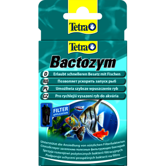 Tetra Bactozym Кондиціонер-капсули для води з культурною бактерією для розщеплення нітритів в акваріумній воді