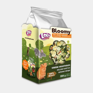 LoLo Pets Bloomy Small Animals Green Vegetables Лакомства для грызунов и кроликов Зеленые овощи