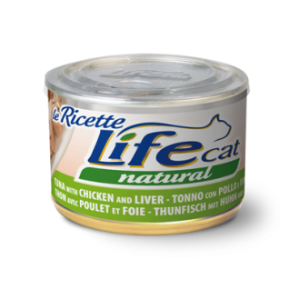 Life Cat Natural Tuna, Chicken & Liver Консерва для котов Тунец с Курицей и Печенью