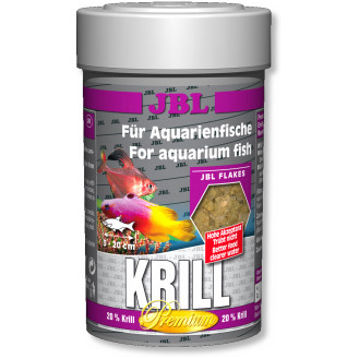 JBL Premium Krill Основний корм у формі пластівців для тропічних риб розміром 3-20 см