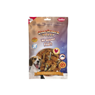 Nobby StarSnacks Dental Wrapped Fish Chicken Натуральные лакомства для собак Рыбка в Курином филе