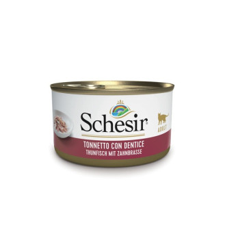 Schesir Adult Cat Tuna & Dentex in Jelly Консерва для котів віком від 1 року Тунець із Зубаном у желе