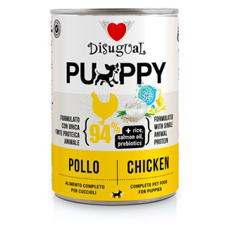 Disugual Puppy MonoProtein 94% Chicken Монопротеїнова безглютенова консерва для цуценят Паштет з Курки