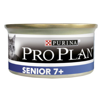 Purina Pro Plan Senior 7+ Longevis Tuna Консерва для взрослых котов в возрасте от 7 лет Мусс с тунцом