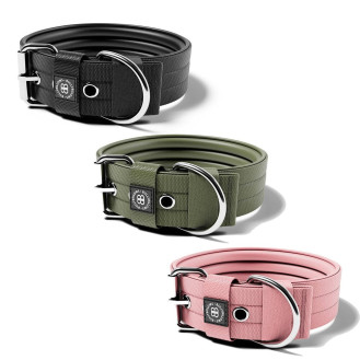 BullyBillows Pin Collar No Handle 5 cm Надміцний широкий класичний нашийник для собак з м'якою підкладкою