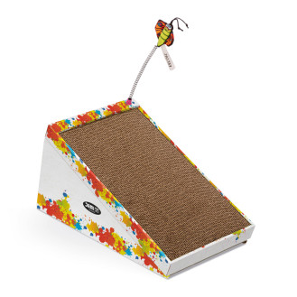 Imac Catnip Mery Картонная когтеточка для котов с игрушкой и кошачьей мятой