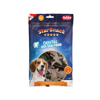 Nobby StarSnack Dental Mix Sea Food Ласощі для чистки зубів собак Морський мікс