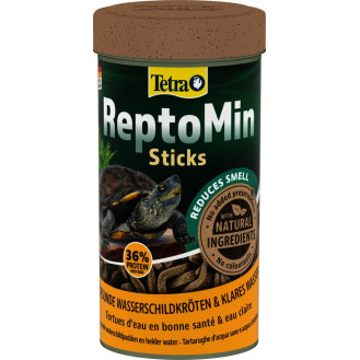 Tetra ReptoMin Sticks Повнораційний корм у вигляді паличок для дорослих черепах з формулою для зменшення запаху