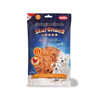 Nobby StarSnack Mini Chicken Heart Натуральні ласощі для цуценят та маленьких собак Сердечки з Курки