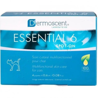 Dermoscent Essential-6 Spot-on Cats Краплі для догляду за шкірою котів при дерматологічних захворюваннях