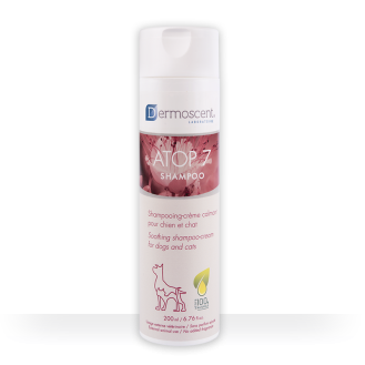 Dermoscent Atop-7 Shampoo Заспокійливий шампунь-крем для собак та котів з проблемною шкірою