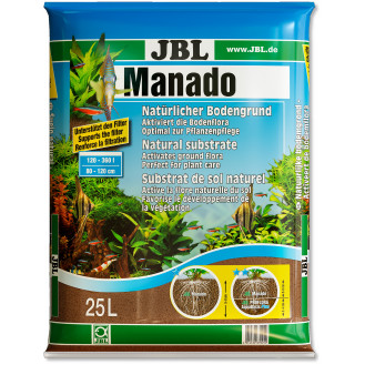 JBL Manado Натуральный субстрат 0,5-2 мм для пресноводных аквариумов (25 л)
