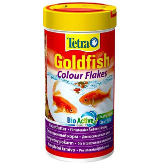 Tetra Goldfish Colour Flakes Повноцінний корм у вигляді пластівців з формулою BioActive для посилення забарвлення золотих рибок