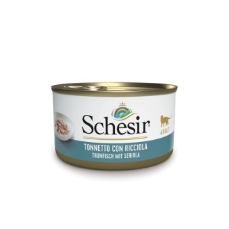 Schesir Adult Cat Tuna & Yellow Tail in Jelly Консерва для котов в возрасте от 1 года Тунец с Желтохвостом в желе