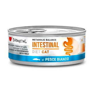 Disugual Metabolic Balance Diet Cat Intestinal White Fish Вологий лікувальний корм для котів при розладах травлення Паштет з Білої Риби