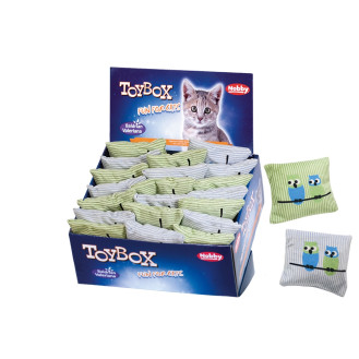 Nobby Plush Catnip Іграшка для котів ToyBox Подушка з совенятами та котячою м’ятою