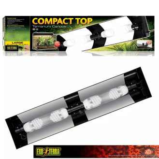 Exo Terra Compact Top Світильник із вбудованим відбивачем для скляних тераріумів