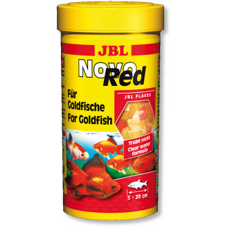 JBL Novo Red Основний корм у формі пластівців для золотих рибок розміром 5-20 см