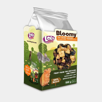 LoLo Pets Bloomy Small Animals Fruit From The Orchard & Forest Ласощі для гризунів та кроликів Фрукти з саду та лісу