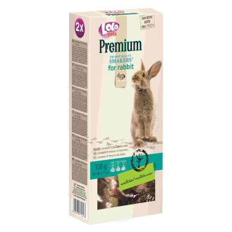 LoLo Pets Smakers Premium Rabbit Ласощі для кроликів Злакова суміш