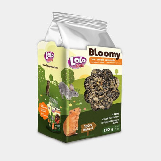 LoLo Pets Bloomy Small Animals Carob Лакомства для грызунов и кроликов Плоды рожкового дерева