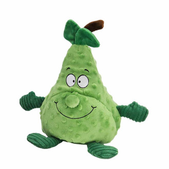 Nobby Plush Pear Мягкая игрушка для средних собак Плюшевая Груша с пищалкой
