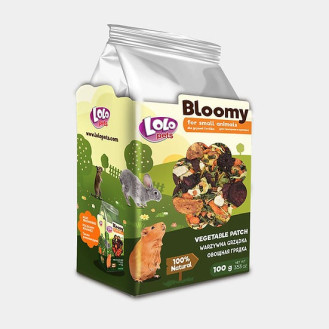 LoLo Pets Bloomy Small Animals Vegetable Patch Ласощі для гризунів та кроликів Овочева грядка