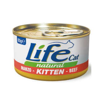 Life Cat Natural Kitten Beef Консерва для кошенят з Яловичиною