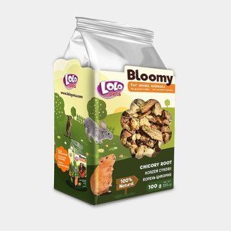 LoLo Pets Bloomy Small Animals Chicory Root Лакомства для грызунов и кроликов Корень Цикория