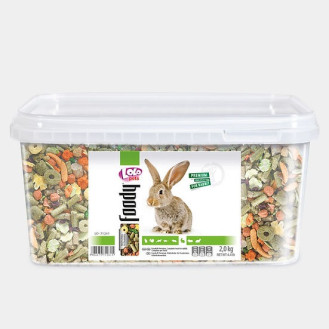 LoLo Pets Foody Rabbit Box Повнораційний корм для кроликів з натуральними вітамінами