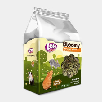 LoLo Pets Bloomy Small Animals Dandelion Ласощі для гризунів та кроликів Кульбаба