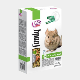 LoLo Pets Foody Chinchilla Полнорационный корм для шиншилл с натуральными витаминами