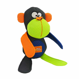 Nobby Mesh Squeaky Monkey Мягкая игрушка для средних собак Трескучая Обезьяна с пищалкой