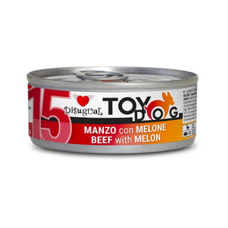 Disugual TOYDog MonoProtein 92% Beef & Melon Беззерновая консерва для собак маленьких пород Паштет из Говядины и Дыни