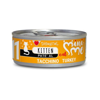 Disugual Mini Me Kitten 96% Protein Turkey Безглютеновий консервований корм для кошенят Паштет з Індички