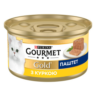 Gourmet Gold Paste Chicken Консерва для котов Паштет с курицей