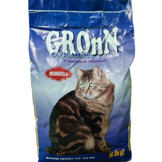 GROnN Средний наполнитель 1,5-2,5 мм с ароматом лаванды для кошачьего туалета