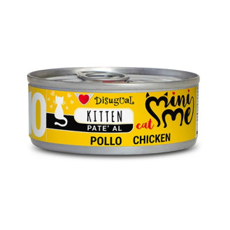 Disugual Mini Me Kitten 96% Protein Chicken Безглютеновий консервований корм для кошенят Паштет з Курки